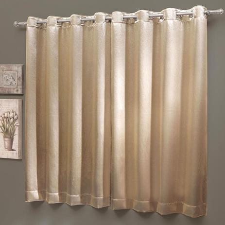 Cortina Sala 200 x 180 cm Blackout Embossed Caqui Sultan Menor preço em Cortina Sala 200 x 180 cm Blackout Embossed Caqui Sultan