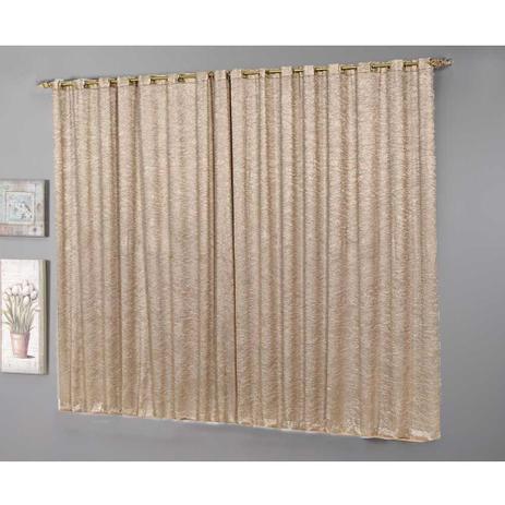 Cortina Sala 200 x 180 cm Cetim Amassado Bege Sultan Menor preço em Cortina Sala 200 x 180 cm Cetim Amassado Bege Sultan