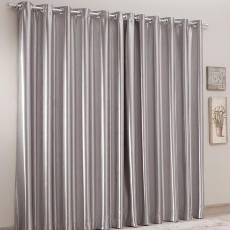 Cortina Sala 300 x 250 cm Blackout Embossed Cinza Sultan é boa?