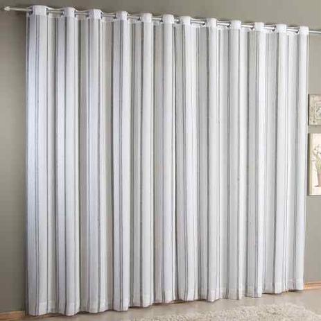 Cortina Sala Dupla 220 x 220 Forro Linho Grecia Preto - Sultan Menor preço em Cortina Sala Dupla 220 x 220 Forro Linho Grecia Preto - Sultan