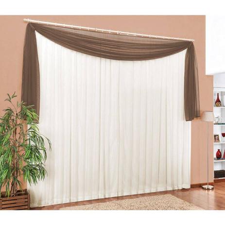 Cortina Tabaco Palha para Sala ou Quarto para varão 4 metros Simples Melissa - Rose jordao é boa?