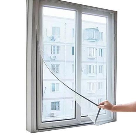 Cortina Tela Mosquiteiro Janela Fita Protetora Contra Insetos Mosquitos 130cm x 150cm Menor preço em Cortina Tela Mosquiteiro Janela Fita Protetora Contra Insetos Mosquitos 130cm x 150cm