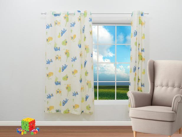 Cortina Veneza voal estampado infantil 200x180 Urso - Flor d liza é boa?