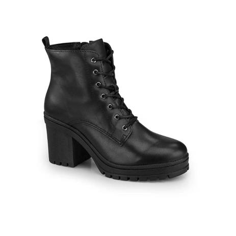 coturno feminino militar couro