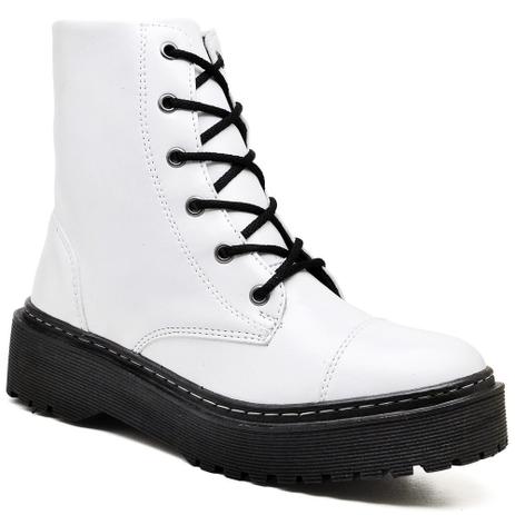 coturno feminino branco