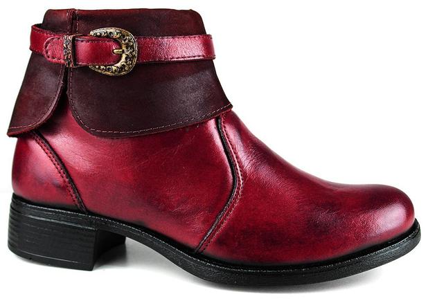 bota bordo feminina