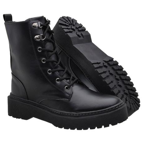 bota cano curto plataforma