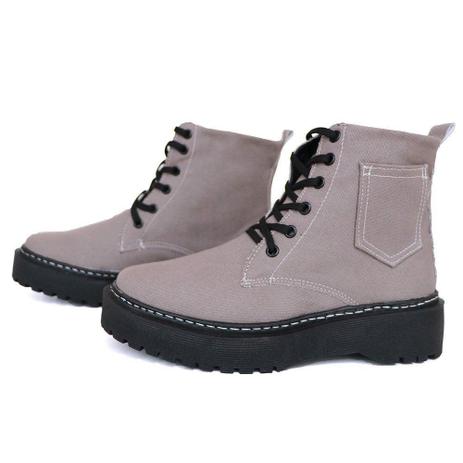 coturno bege feminino