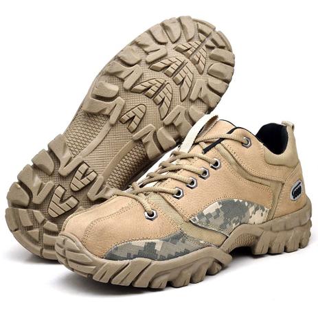 coturno camuflado masculino