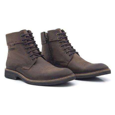 Coturno Masculino em Couro Oil Brown Overland Sollu - ref. 34291 - Calçados  Masculinos - Magazine Luiza