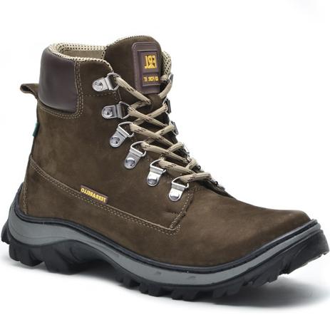 bota coturno masculina adventure cano médio solado trekking