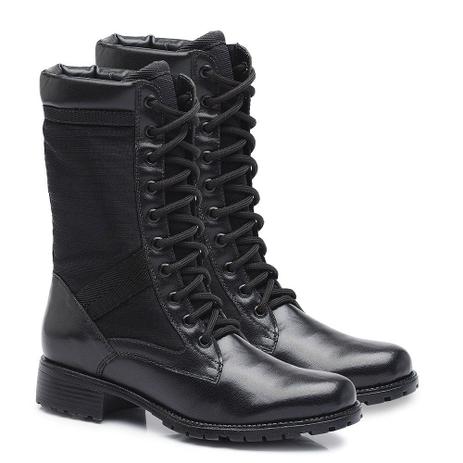 coturno feminino militar
