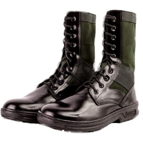 coturno militar lona verde