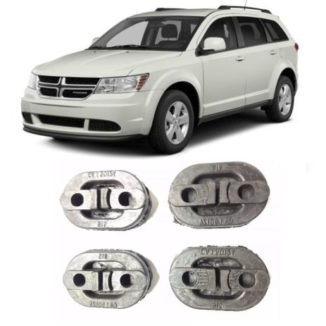 Coxim Borracha Escapamento Dodge Journey V6 Kit C/ 4 Pç - Diskscap Menor preço em Coxim Borracha Escapamento Dodge Journey V6 Kit C/ 4 Pç - Diskscap