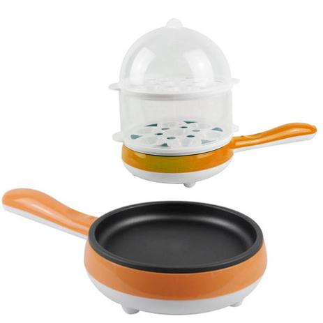 Cozedor de Ovos Duplo 110v Multifuncional Mini Frigideira Elétrica Omeleteira Omelete Milho Carne Cozinha Comida Laranja - Chen é ruim? Cozedor de Ovos Duplo 110v Multifuncional Mini Frigideira Elétrica Omeleteira Omelete Milho Carne Cozinha Comida Laranja - Chen é boa?