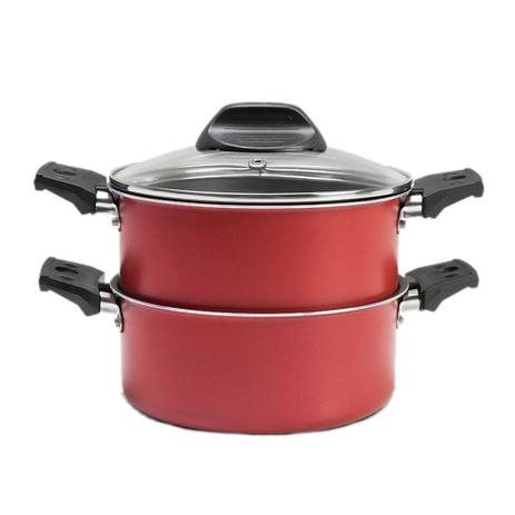 Cozi Vapor Brinox Cor e Vapor Antiaderente 1,45L- Cereja Menor preço em Cozi Vapor Brinox Cor e Vapor Antiaderente 1,45L- Cereja