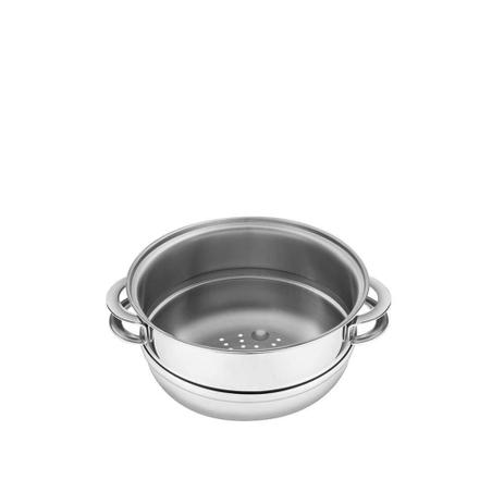 Cozi-Vapore Aço Inox 24 cm - Tramontina Menor preço em Cozi-Vapore Aço Inox 24 cm - Tramontina