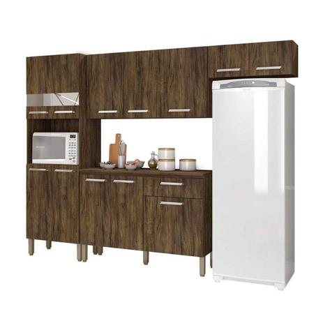 Cozinha Compacta 4 Peças com Balcão Kits Paraná Savana/White - Kits paraná é boa?