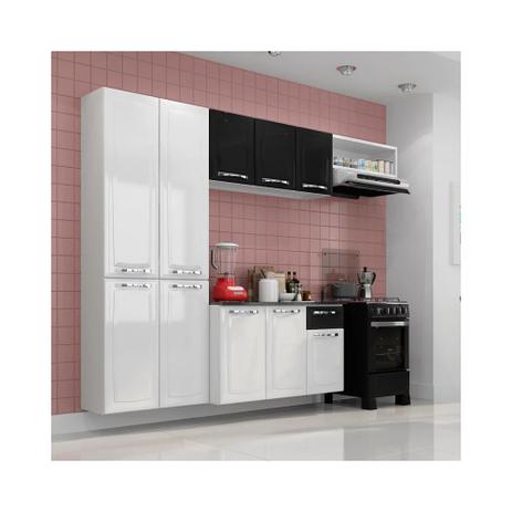Cozinha Compacta Amanda 10 Portas e 1 Gaveta Branco/Preto - Itatiaia é ruim? Cozinha Compacta Amanda 10 Portas e 1 Gaveta Branco/Preto - Itatiaia é boa?