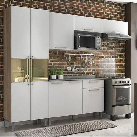 Cozinha Compacta Com Balcão Itatiaia Star 4 Peças 8 Portas Menor preço em Cozinha Compacta Com Balcão Itatiaia Star 4 Peças 8 Portas