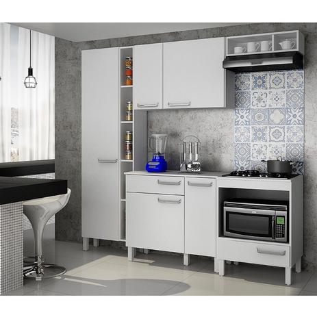 Cozinha compacta com balcão p/ cooktop Decari 09 - Palmeira Menor preço em Cozinha compacta com balcão p/ cooktop Decari 09 - Palmeira