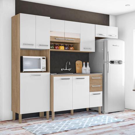 Cozinha Compacta Completa Turim 10 Portas Kits Paraná Menor preço em Cozinha Compacta Completa Turim 10 Portas Kits Paraná