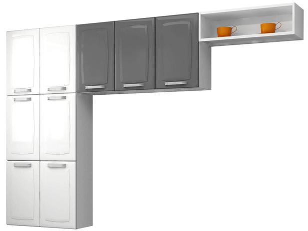 Cozinha Compacta Itatiaia Luce 9 Portas - Aço