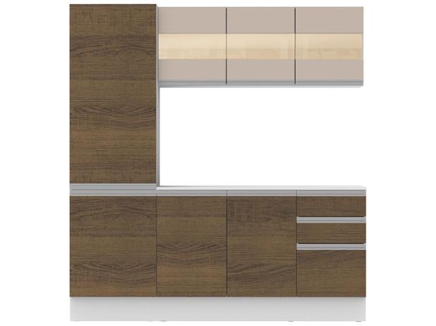Cozinha Compacta Madesa Smart G20075097G - com Balcão 8 Portas 2 Gavetas MDF é boa?