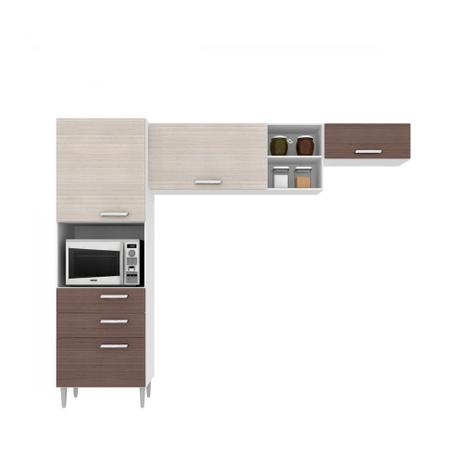 Cozinha Compacta Natalia 3 peças em MDP Poquema Menor preço em Cozinha Compacta Natalia 3 peças em MDP Poquema