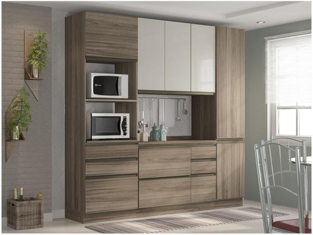 Cozinha Completa Kappesberg Maxxi CB390 - com Balcão Nicho para Forno ou Micro-ondas Menor preço em Cozinha Completa Kappesberg Maxxi CB390 - com Balcão Nicho para Forno ou Micro-ondas