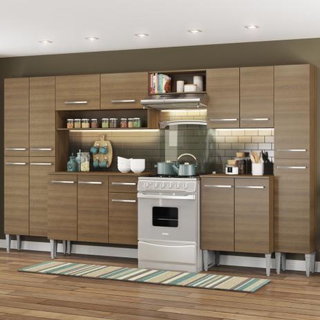 Cozinha Completa Madesa Emilly 325com Armário e Balcão 15 Portas 1 Gaveta Menor preço em Cozinha Completa Madesa Emilly 325com Armário e Balcão 15 Portas 1 Gaveta