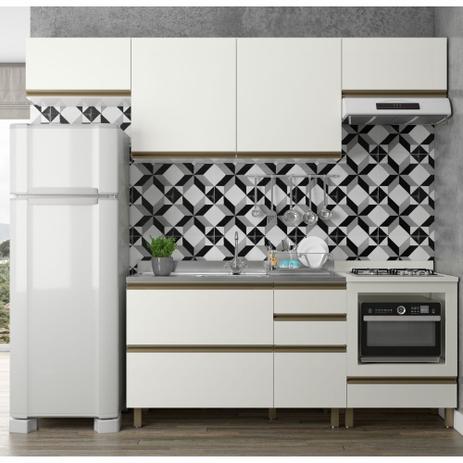 Cozinha Completa Modulada Vitória Modena 5 Peças MDF K108 Dalla Costa Menor preço em Cozinha Completa Modulada Vitória Modena 5 Peças MDF K108 Dalla Costa