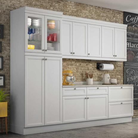 Cozinha completa Nesher Americana 1 - Branco Menor preço em Cozinha completa Nesher Americana 1 - Branco