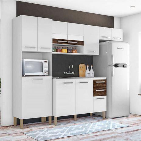 Cozinha Completa Turim 10 Portas Com Balcão - Kits Paraná - Kits paraná Menor preço em Cozinha Completa Turim 10 Portas Com Balcão - Kits Paraná - Kits paraná