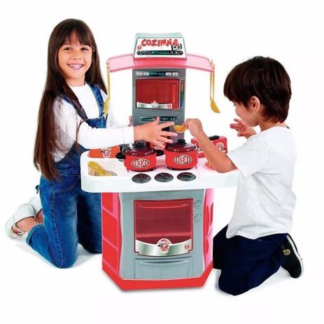 Cozinha Infantil Bigstar Sai Água C/ Interação Digital - Carisma Menor preço em Cozinha Infantil Bigstar Sai Água C/ Interação Digital - Carisma