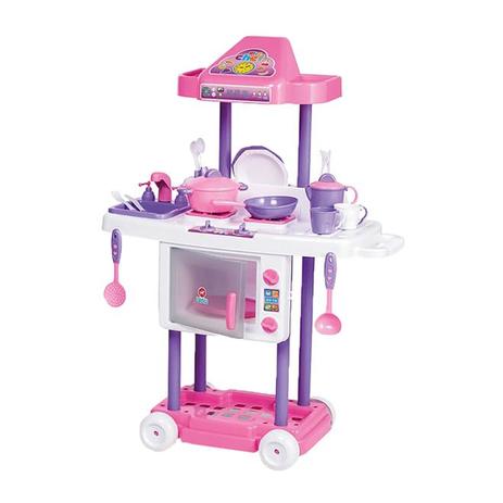 Cozinha Infantil Calesita Riva Chef 15 Peças Branca E Rosa é boa?