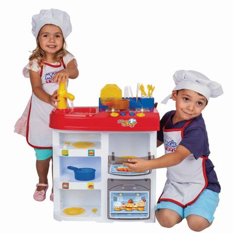Cozinha Infantil Master Chef Kids - Magic Toys Menor preço em Cozinha Infantil Master Chef Kids - Magic Toys