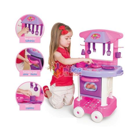 Cozinha Infantil Play Time com Acessórios Cotiplás - Cotiplas Menor preço em Cozinha Infantil Play Time com Acessórios Cotiplás - Cotiplas