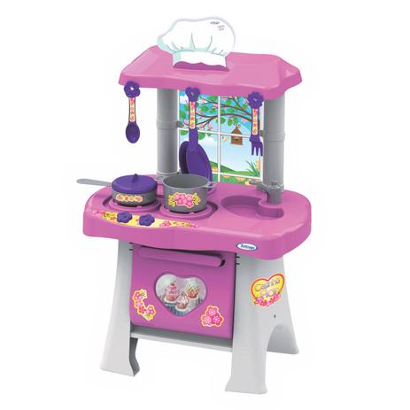 Cozinha Infantil Pop Casinha Flor Xalingo Brinquedos Rosa Menor preço em Cozinha Infantil Pop Casinha Flor Xalingo Brinquedos Rosa