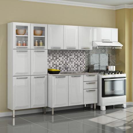 Cozinha Itatiaia Tarsila Compacta 4 Pecas 2 Vidros Pia Inox Branco Paneleiro 80 cm Menor preço em Cozinha Itatiaia Tarsila Compacta 4 Pecas 2 Vidros Pia Inox Branco Paneleiro 80 cm