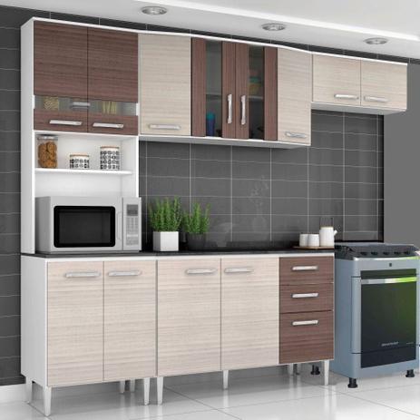Cozinha Modulada 04 Peças Com 12 Portas E 03 Gavetas Bruna - Poquema é boa?