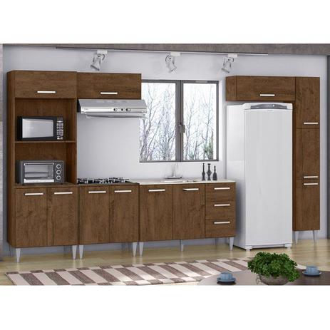 Cozinha Modulada 6 Peças Milena 2715 Marrom Milani Movelaria é boa?