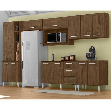 Cozinha Modulada 8 Peças Milena 2714 Marrom Milani Movelaria é boa?