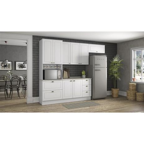 Cozinha Modulada Americana 08 Portas 05 Gavetas Henn - Branco HP é boa?