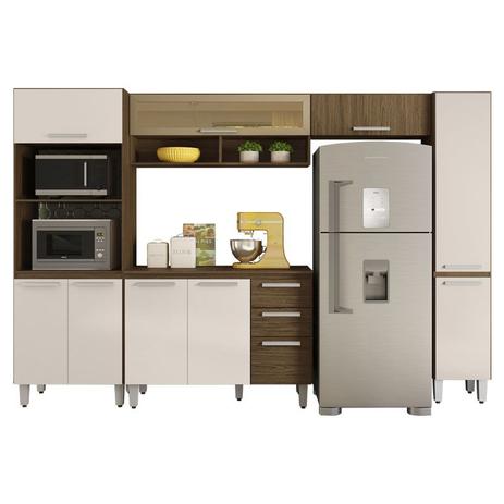 Cozinha Modulada com Tampo Niterói Castanho Baunilha Moval é boa?