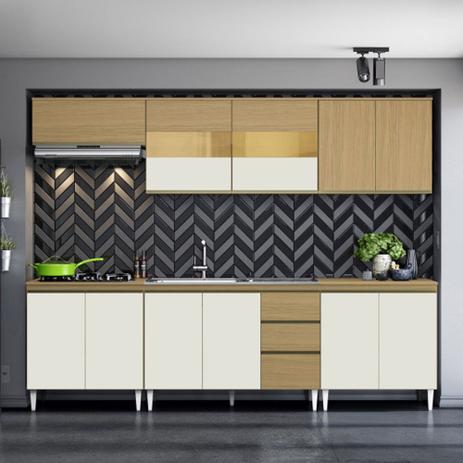 Cozinha Modulada Kelly 06 Peças Kit 06 Aramóveis - Kit Aramóveis Menor preço em Cozinha Modulada Kelly 06 Peças Kit 06 Aramóveis - Kit Aramóveis