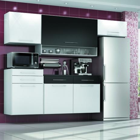 Cozinha Modulado Rubi 05 peças  Branco/Preto - Qd é boa?