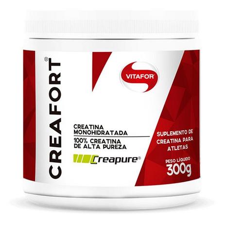 Creafort (creatina) - 300 gramas - Vitafor Menor preço em Creafort (creatina) - 300 gramas - Vitafor