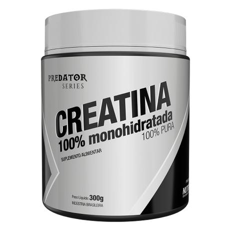 Creatina 100 Monohidratada Predator - Nutrata - 300g Menor preço em Creatina 100 Monohidratada Predator - Nutrata - 300g