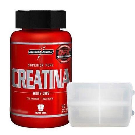 Creatina - 120 Cápsulas + Porta Cápsulas - Integralmédica - Integralmedica Menor preço em Creatina - 120 Cápsulas + Porta Cápsulas - Integralmédica - Integralmedica